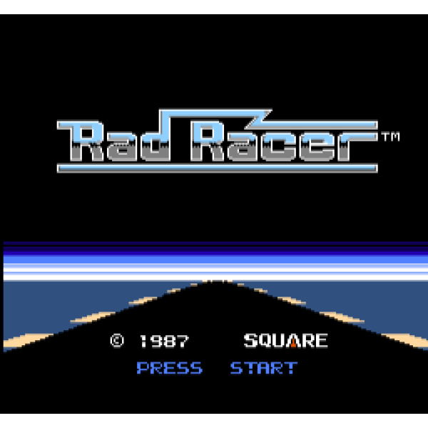 Nintendo Entertainment System - Rad Racer - nur Modul