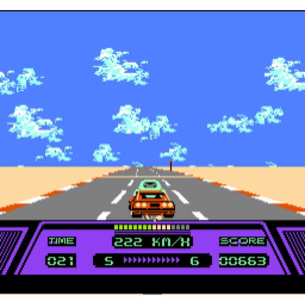 Nintendo Entertainment System - Rad Racer - nur Modul