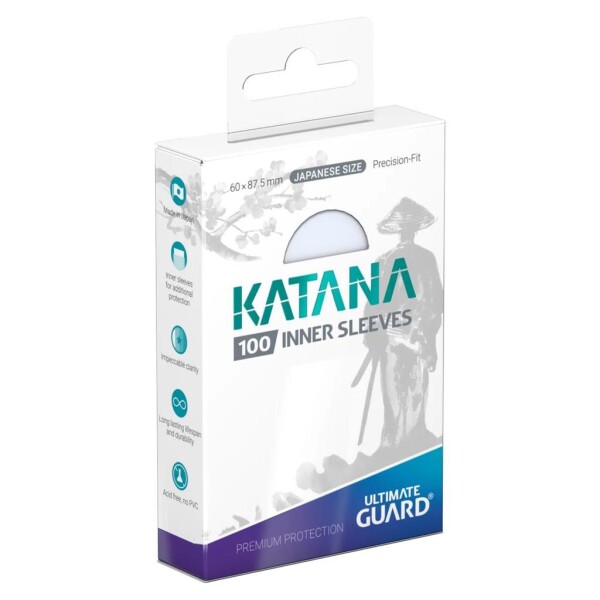 100 Ultimate Guard Katana Inner Sleeves Small