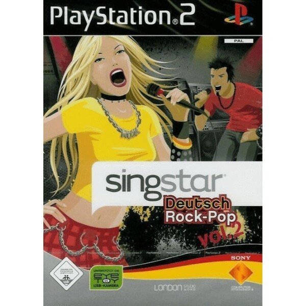 Sony PlayStation 2 - SingStar Auswahl - mit OVP SingStar Deutsch Rock-Pop Vol.2