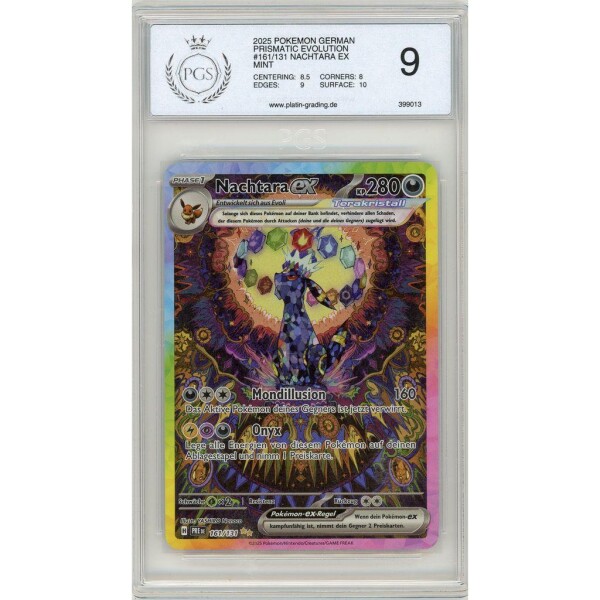 Pokemon - Nachtara ex  - PRE 161 - Special Illustration Rare - PGS 9