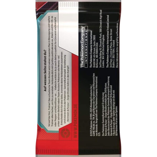 Pokemon - Ewige Rivalen Display - 36 Booster - DE