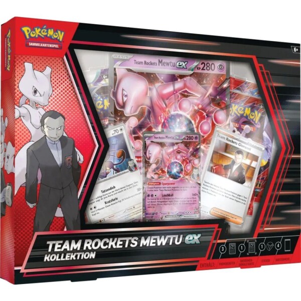 Pokemon - Team Rockets Mewtu ex Box - DE