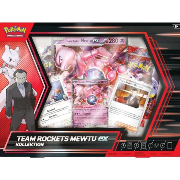 Pokemon - Team Rockets Mewtu ex Box - DE