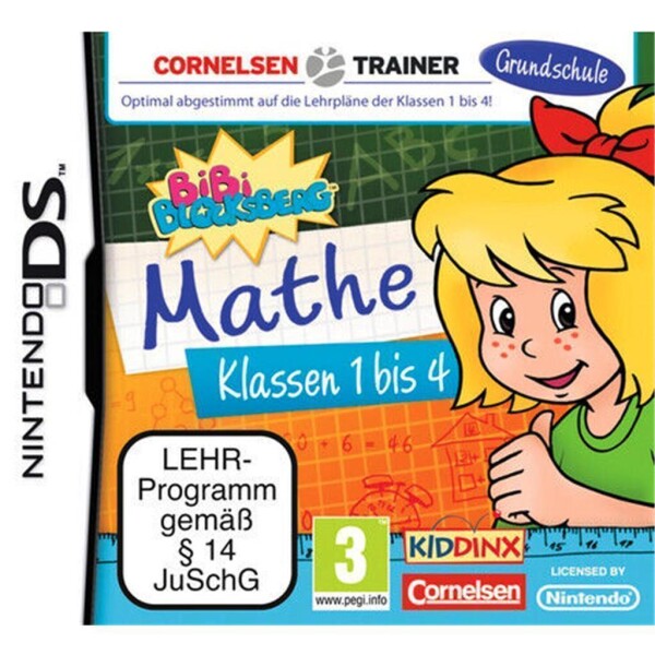 Nintendo DS - Bibi Blocksberg Grundschule Klasse 1-4 Mathematik - mit OVP