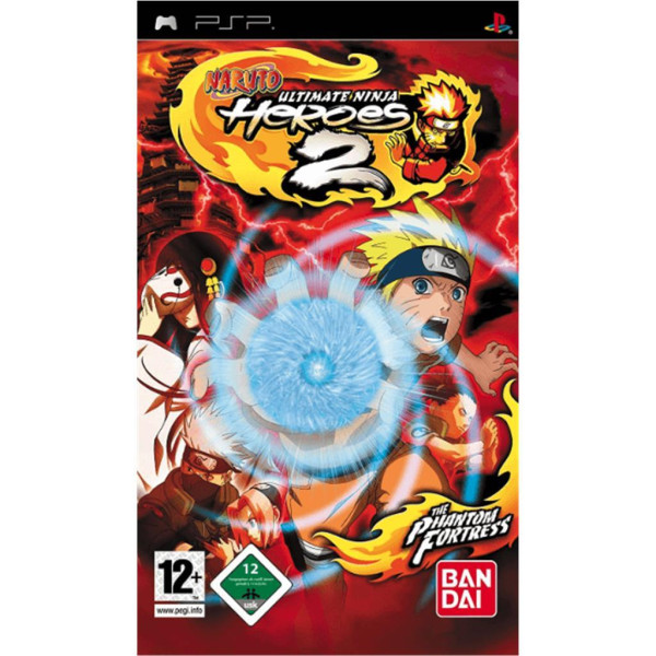 PSP - Naruto: Ultimate Ninja Heroes 2: The Phantom Fortress - mit OVP beschädigt