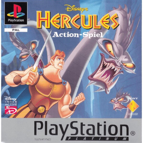Sony PlayStation 1 - Disneys Hercules Action-Spiel: Platinum ohne Cover - mit OVP