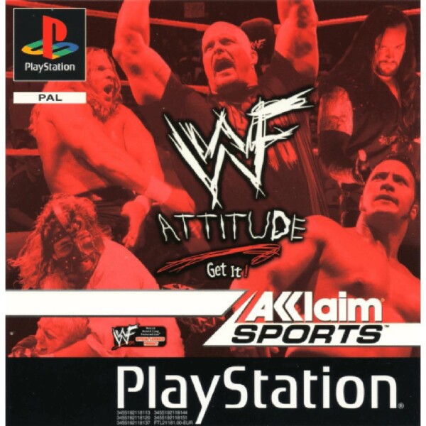 Sony PlayStation 1 - WWF Attitude - mit OVP