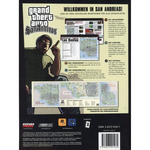 Grand Theft Auto: San Andreas - Das offizielle Lösungsbuch - für PlayStation 2