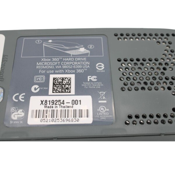 Microsoft Xbox 360 - Original Festplatte - 60GB HDD - X819254-001