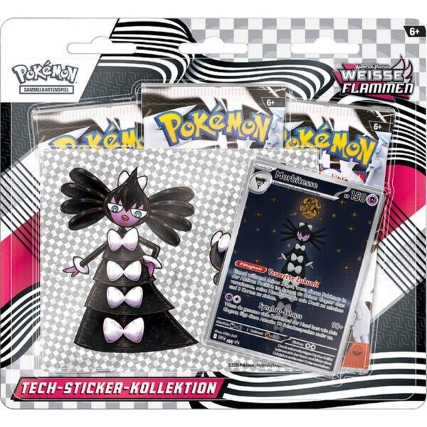 Pokemon - Tech-Sticker-Kollektion Weiße Flammen - DE