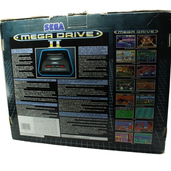 Sega Mega Drive 2 - Konsole - alle Kabel - Schwarz - mit 2 Controller und OVP