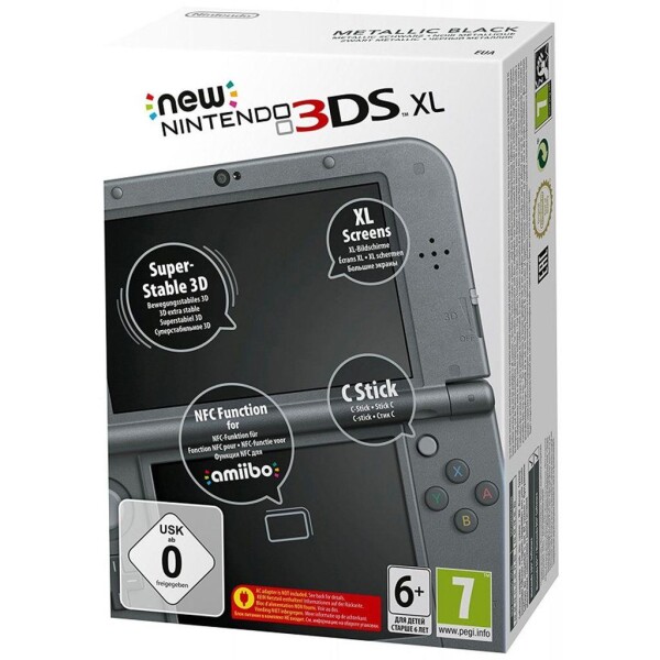 New Nintendo 3DS XL - Konsole - Metallic Black - mit OVP