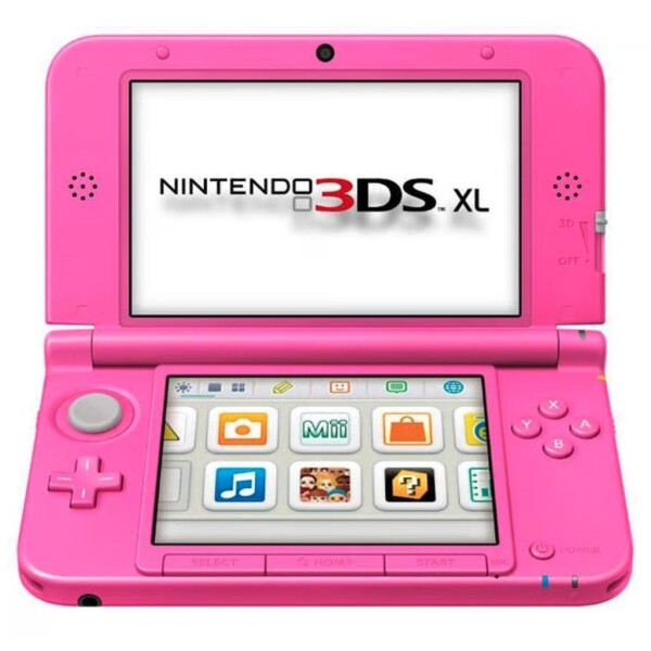 Nintendo 3DS XL - Konsole - mit Ladekabel - Pink/Rosa