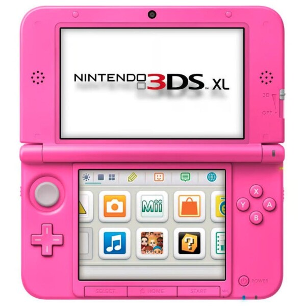Nintendo 3DS XL - Konsole - mit Ladekabel - Pink/Rosa