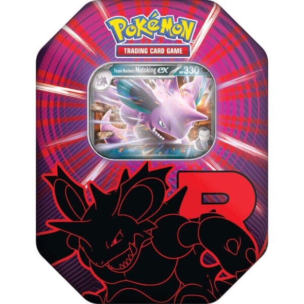 Pokemon - Team Rocket Tins: Team Rockets Nidoking ex Tin-Box - DE