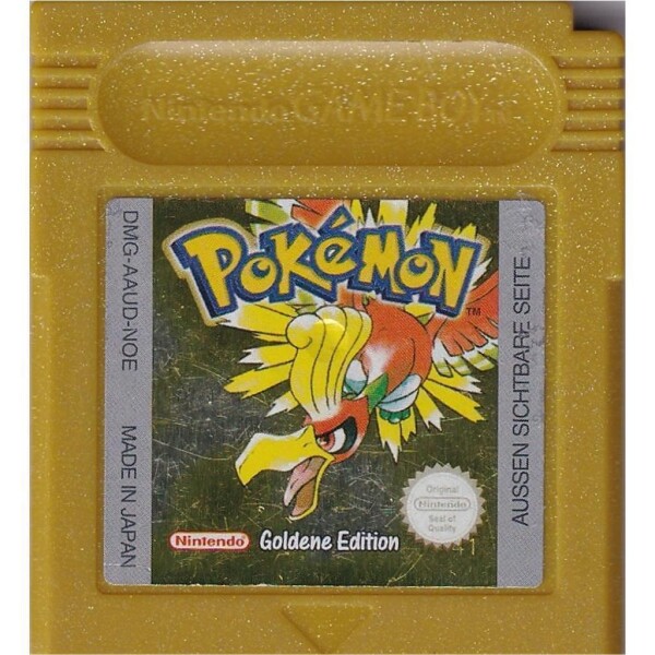 Nintendo Game Boy Classic Spiele - Modul - auch für Game Boy Color und Advance Pokémon: Goldene Edition