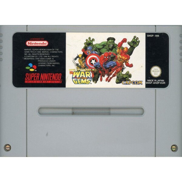 Nintendo SNES - Marvel Super Heroes in War of the Gems - nur Modul