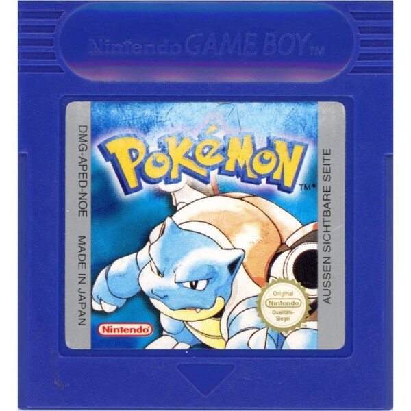 Nintendo Game Boy Classic Spiele - Modul - auch für Game Boy Color und Advance Pokémon: Blaue Edition