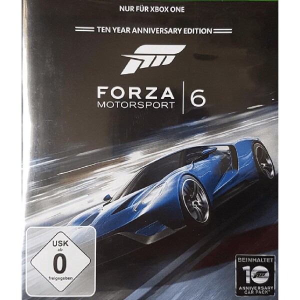 Microsoft Xbox One - Forza Motorsport 6: Ten Year Anniversary Edition - mit OVP