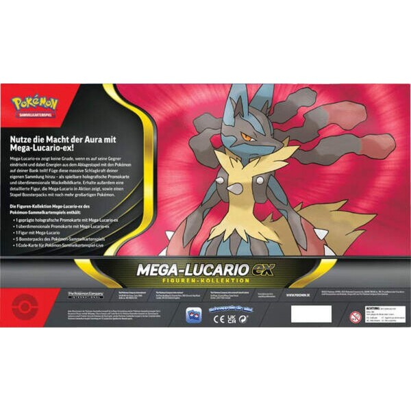 Pokemon - Figuren-Kollektion Mega-Lucario-ex - DE