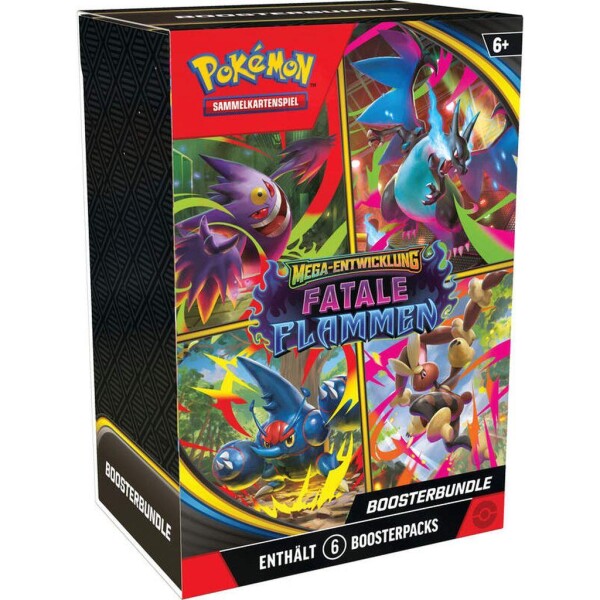 Pokemon - Boosterbundle Mega-Entwicklung - Fatale Flammen - DE
