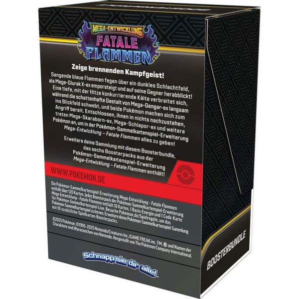 Pokemon - Boosterbundle Mega-Entwicklung - Fatale Flammen - DE