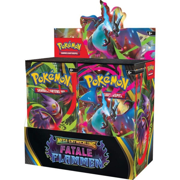 Pokemon - Mega-Entwicklung - Fatale Flammen Display - 36 Booster - DE