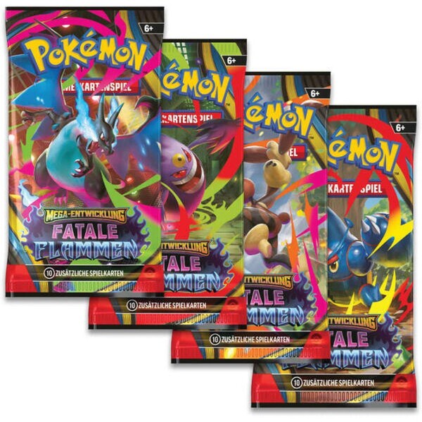 Pokemon - Mega-Entwicklung - Fatale Flammen Display - 36 Booster - DE