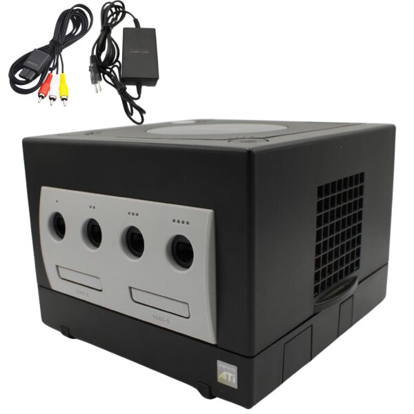 Nintendo GameCube - Konsole - schwarz - alle Kabel - guter Zustand
