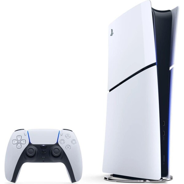 Sony PlayStation 5 Slim - Digital Version - 825GB - 1 Controller - Weiß - mit OVP