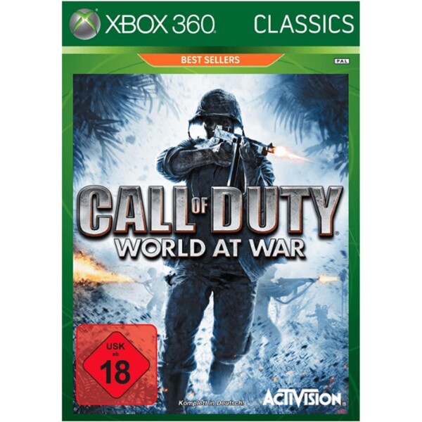 Xbox 360 - Call of Duty: World at War - Classics - mit OVP