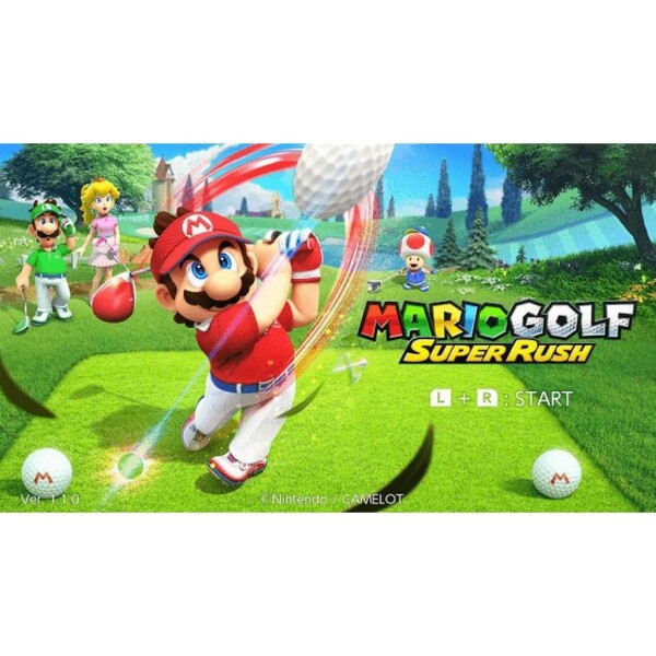 Nintendo Switch - Mario Golf: Super Rush - Neu / Sealed