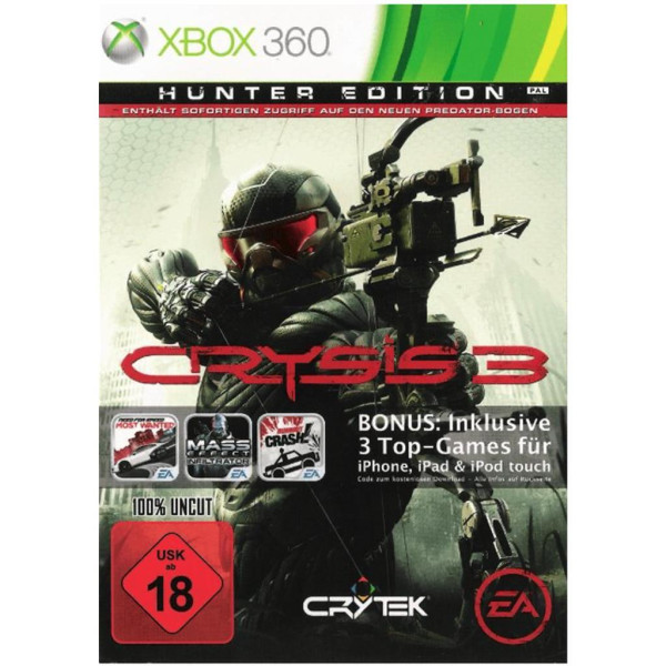Xbox 360 - Crysis 3 Hunter Edition - mit OVP