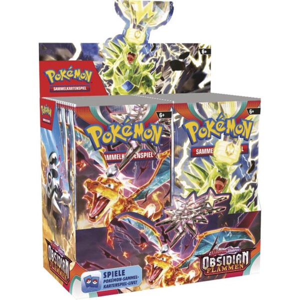Pokemon - Obsidianflammen Display - 36 Booster - DE