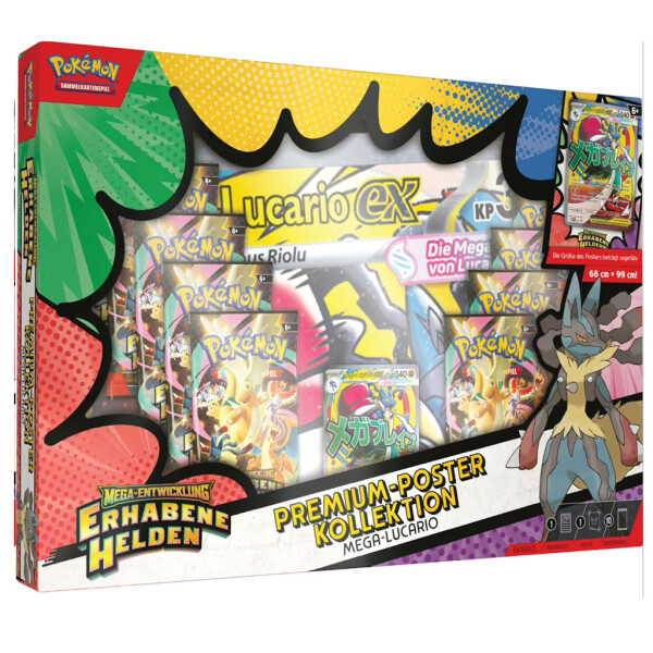 Pokemon - Erhabene Helden: Mega Lucario Premium Poster Collection - DE