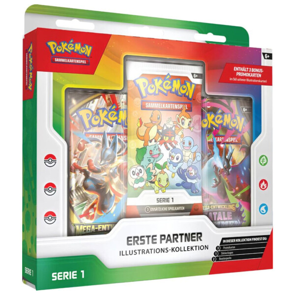 Pokemon - First Partner Illustration Collection Series 1 - DE