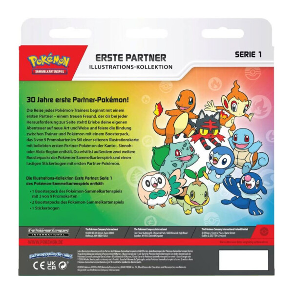 Pokemon - First Partner Illustration Collection Series 1 - DE