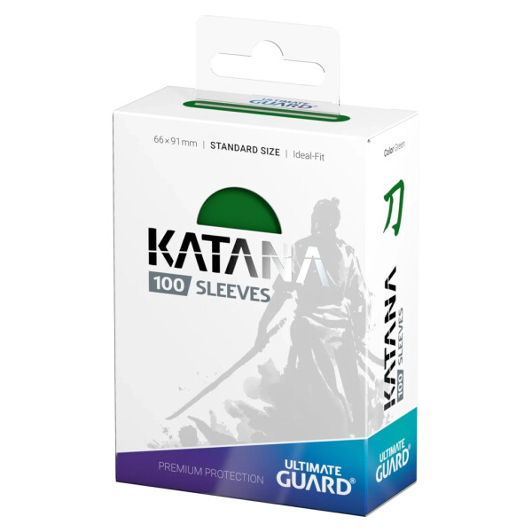 100 Ultimate Guard Katana Sleeves Standardgröße Grün