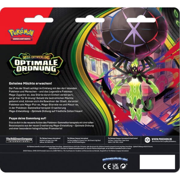 Pokemon - Optimale Ordnung: Endivie 3-Pack Blister - DE