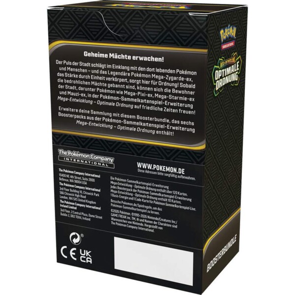Pokemon - Optimale Ordnung Boosterbundle - DE