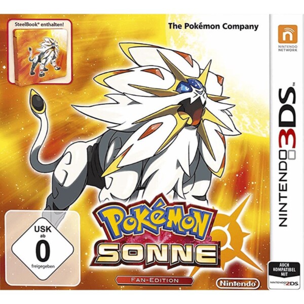 Nintendo 3DS - Pokémon Sonne - Fan-Edition (Steelbook)