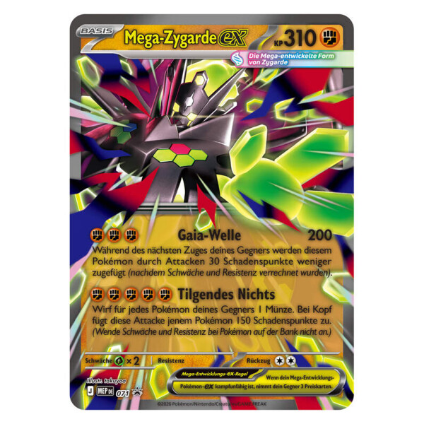 Pokemon - Mega Zygarde ex Premium Kollektion - DE