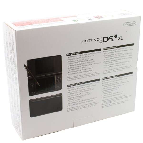 Nintendo DSi XL - Konsole Handheld - mit Ladekabel - Dunkelbraun - mit OVP