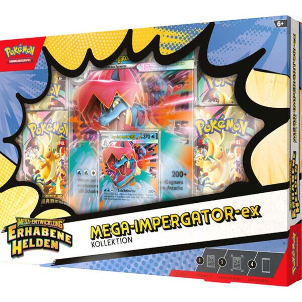 Pokemon - Erhabene Helden: Mega Impergator ex Box - DE