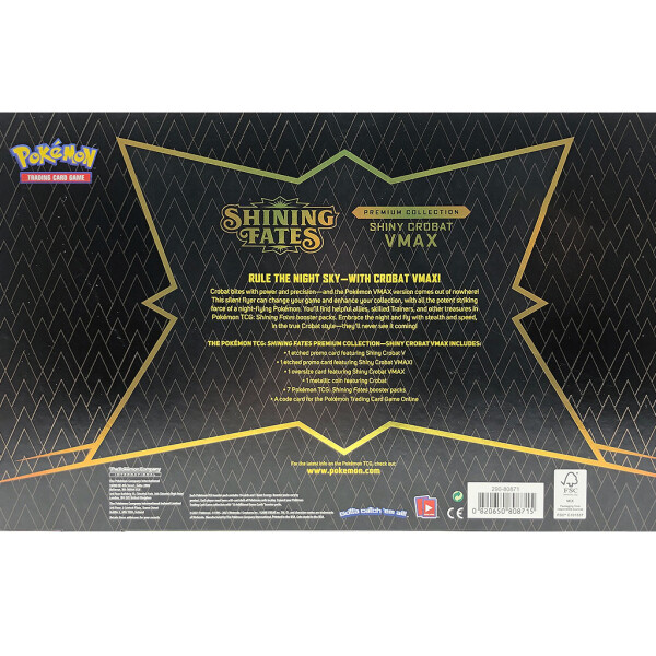 Pokemon - Shining Fates: Shiny Crobat VMAX Collection - EN