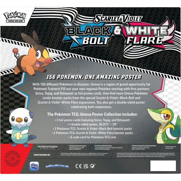 Pokemon - Black Bolt & White Flare: Unova Poster Collection - EN