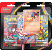 Pokemon - Wachsendes Chaos: Glutexo 3-Pack Blister - DE