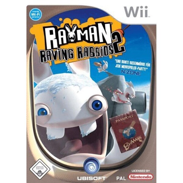 Nintendo Wii - Rayman Raving Rabbids 2 - nur CD