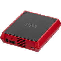Nintendo Wii mini - Konsole - RVL-201 - alle Kabel - Rot